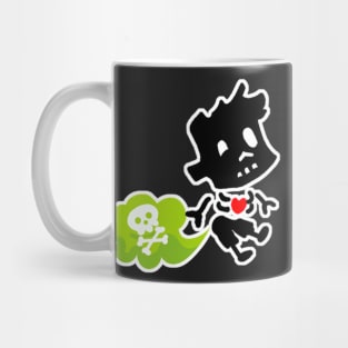 zombie boy farting. Mug